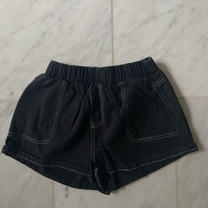 SEEK the label- LF black canvas shorts